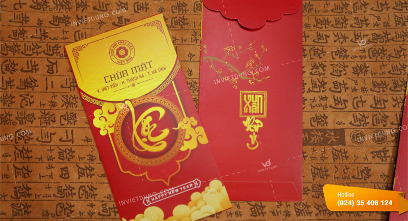 Mẫu bao lì xì phật giáo