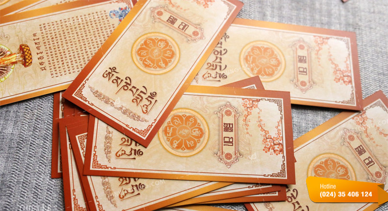Mẫu bao lì xì phật giáo