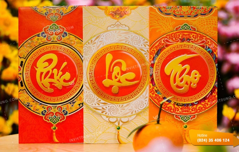 Mẫu bao lì xì Phúc Lộc Thọ