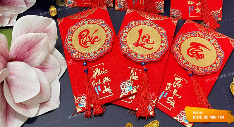Mẫu bao lì xì Phúc Lộc Thọ