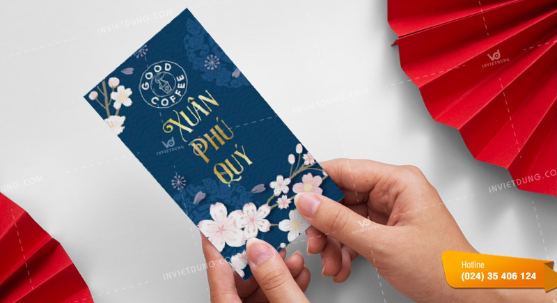 Mẫu bao lì xì quán coffee