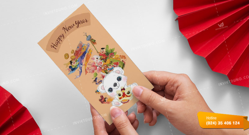 Mẫu bao lì xì quán coffee