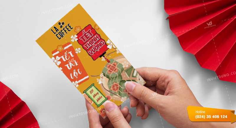 Mẫu bao lì xì quán coffee