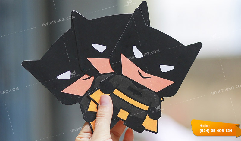 Mẫu bao lì xì hình siêu nhân