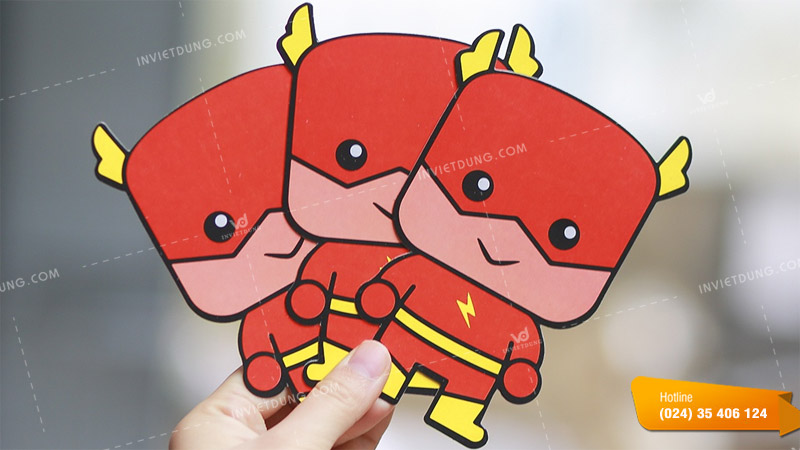 Mẫu bao lì xì hình siêu nhân