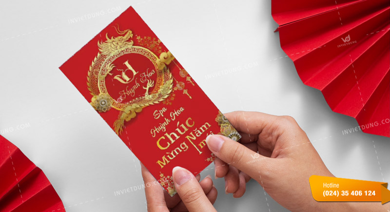 Mẫu bao lì xì spa, thẩm mỹ viện