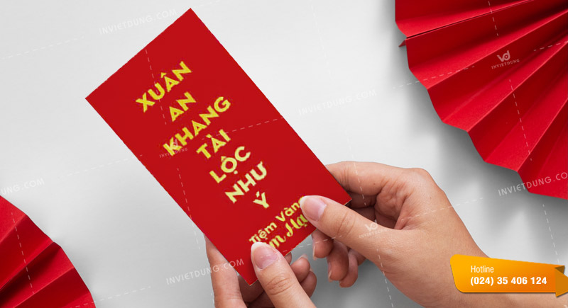 Mẫu bao lì xì tiệm vàng