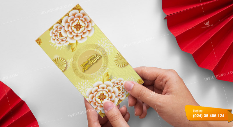 Mẫu bao lì xì tiệm vàng