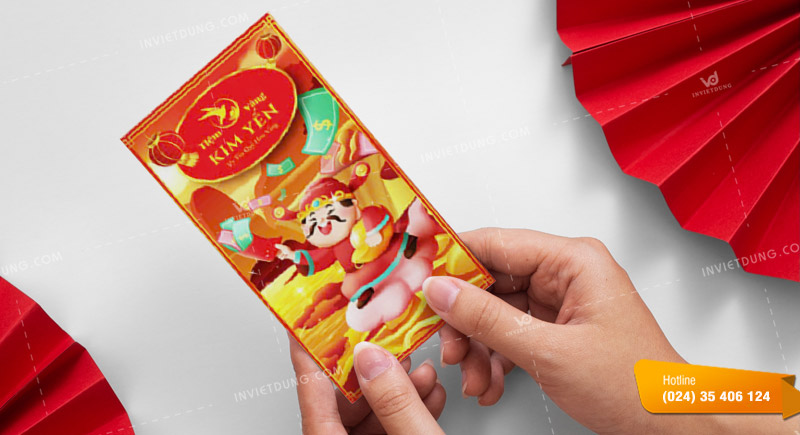 Mẫu bao lì xì tiệm vàng