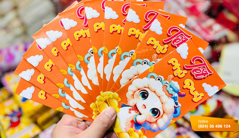 Mẫu bao lì xì truyền thống