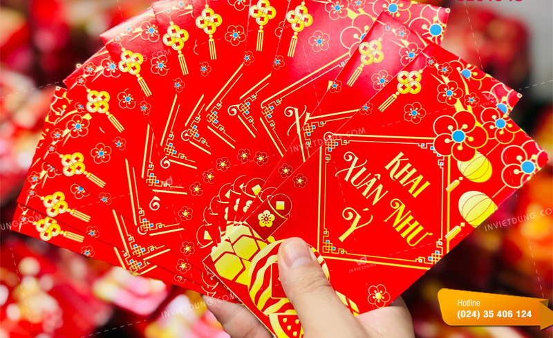 Mẫu bao lì xì truyền thống