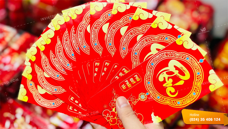 Mẫu bao lì xì truyền thống