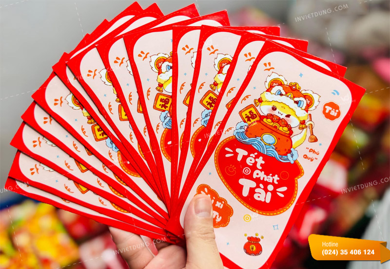 Mẫu bao lì xì truyền thống