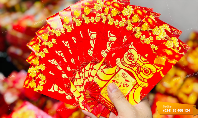 Mẫu bao lì xì truyền thống