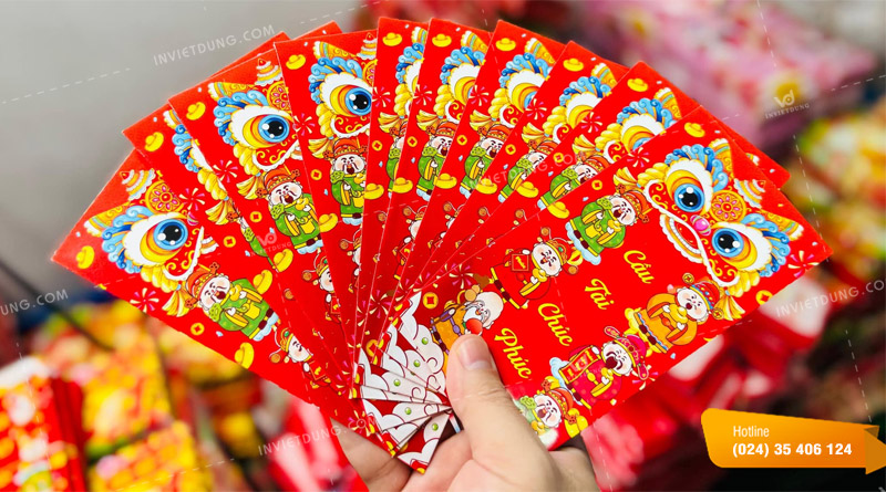 Mẫu bao lì xì truyền thống