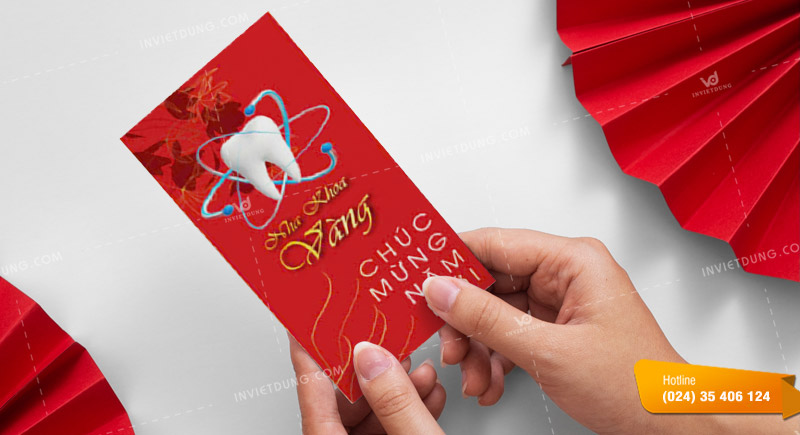 Mẫu bao lì xì nha khoa, y khoa
