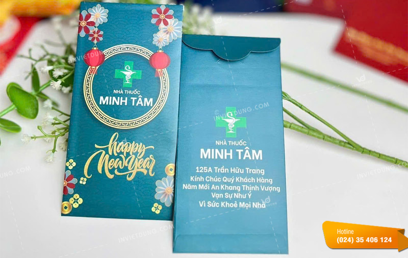 Thiết kế bao lì xì y khoa, nha khoa