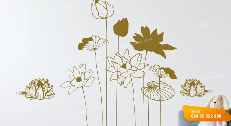 Mẫu decal dán tường