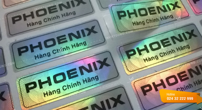 Tem 7 màu phản quang cao cấp
