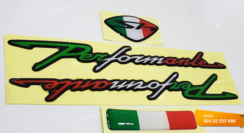 Mẫu decal phản quang dán xe