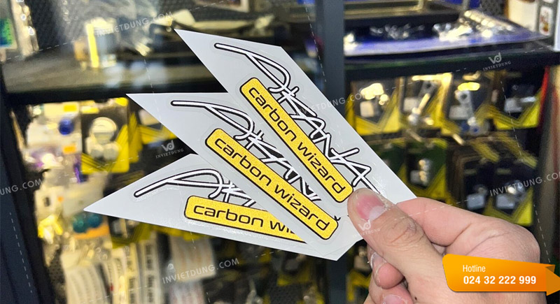 Mẫu decal phản quang dán xe