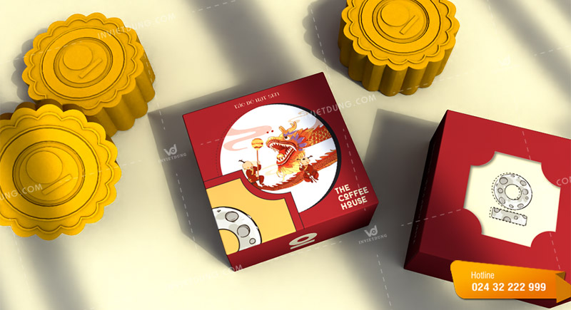 Kích thước của các mẫu hộp bánh trung thu 1 cái