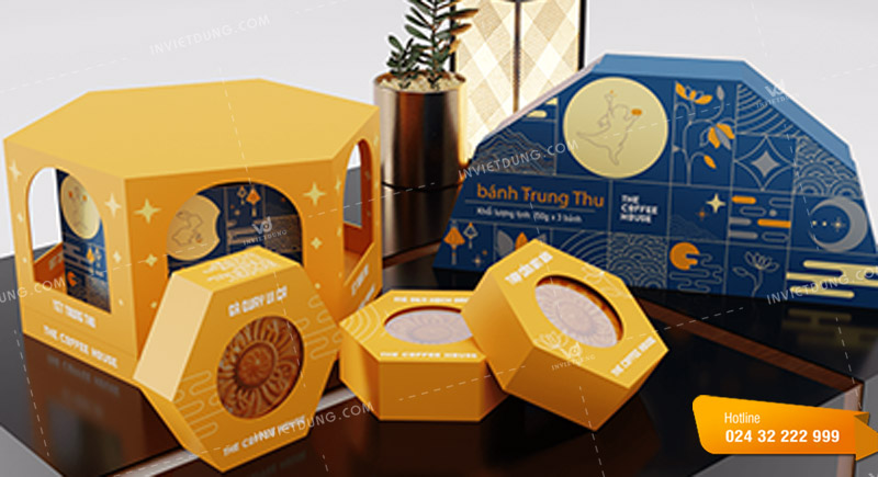 Mẫu hộp bánh trung thu bán nguyệt đẹp