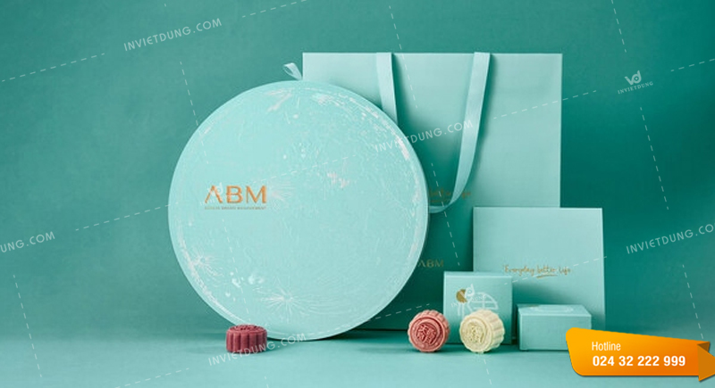 Mẫu hộp đựng bánh trung thu hình tròn