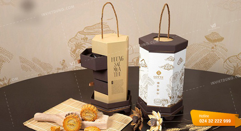 Mẫu hộp đựng bánh trung thu hình trụ cao cấp