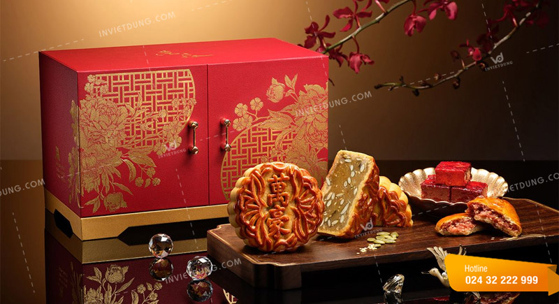 Mẫu hộp cánh bướm đựng bánh trung thu có thiết kế như nào