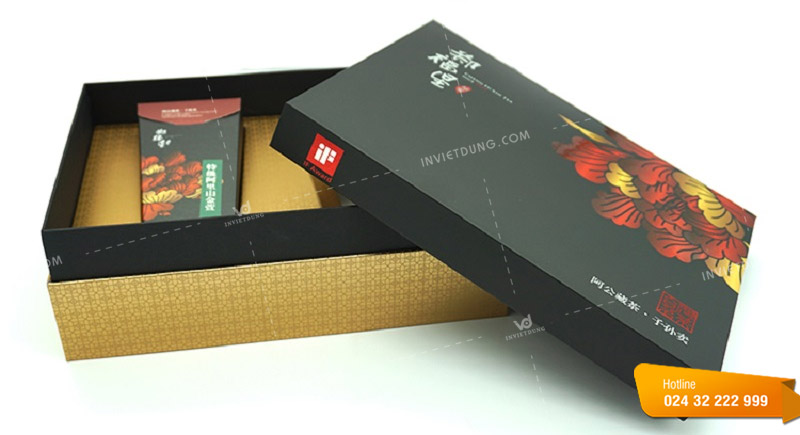 Mẫu hộp carton cứng đựng bánh trung thu