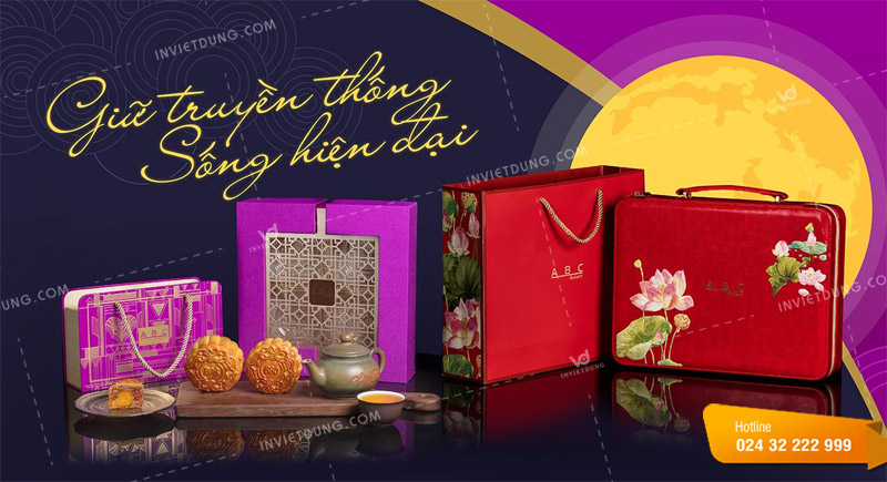 Xu hướng thiết kế mẫu hộp đựng bánh trung thu ABC năm nay