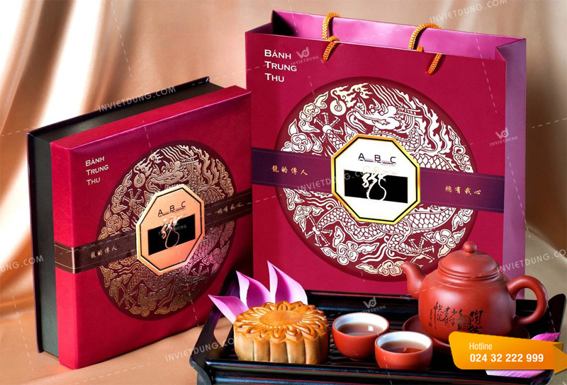 Mẫu hộp đựng bánh trung thu ABC