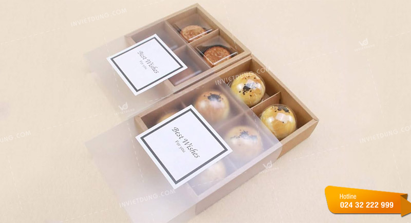 Mẫu hộp đựng bánh trung thu giấy kraft