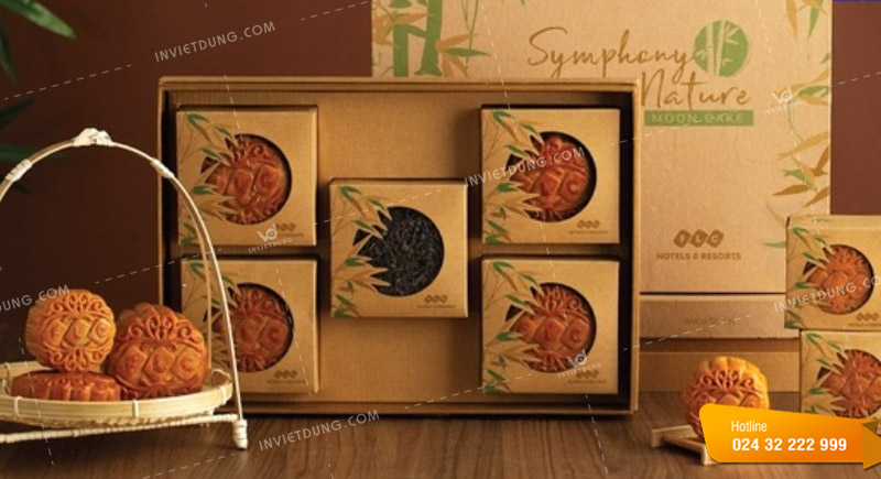 Mẫu hộp bánh trung thu giấy kraft có những loại nào