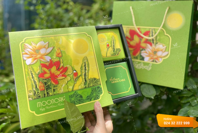 Mẫu hộp đựng bánh trung thu handmade