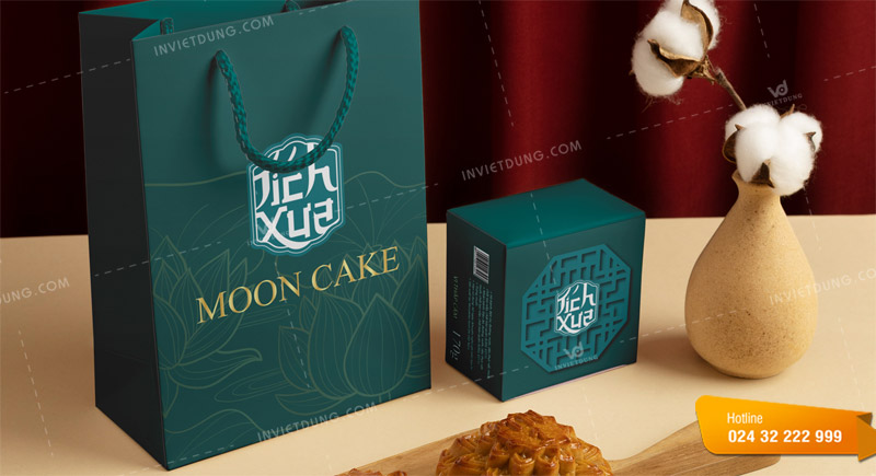Mẫu hộp đựng bánh trung thu nắp gài
