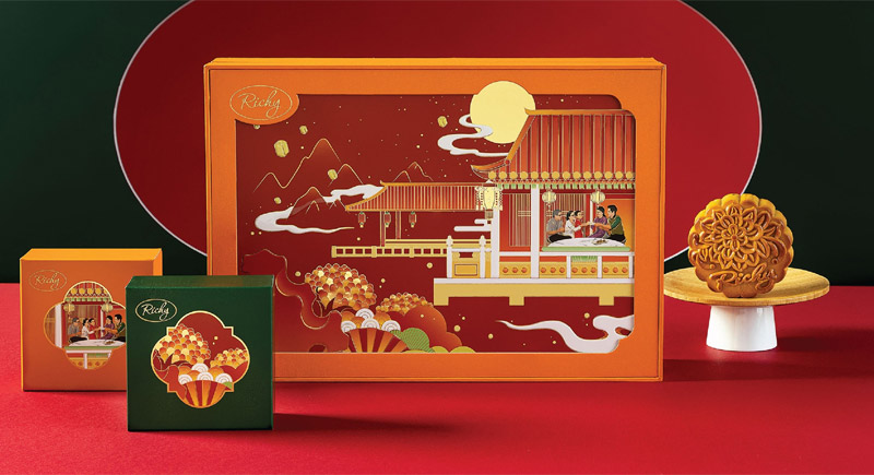 Mẫu hộp bánh trung thu Richy