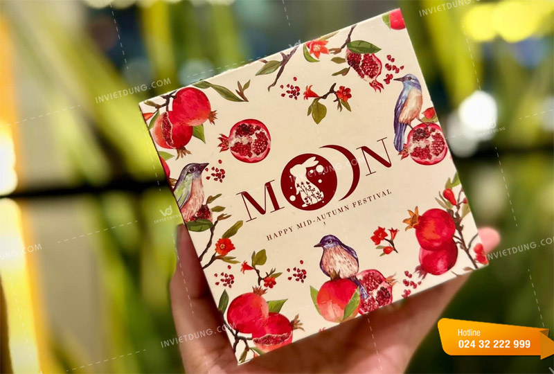 Mẫu hộp giấy đựng bánh trung thu mini