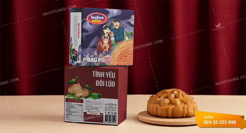 Hộp giấy đựng bánh trung thu mini có kích thước bao nhiêu?