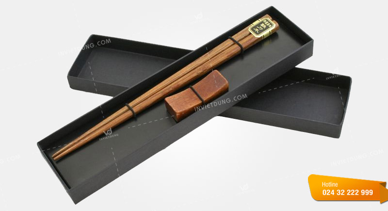 Mẫu hộp giấy đựng đũa, muỗng
