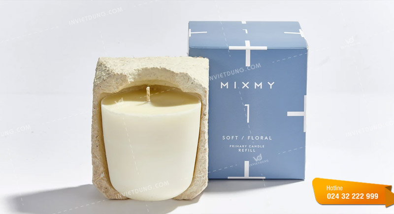 Mẫu hộp giấy đựng nến thơm đẹp