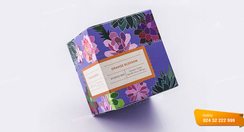 Mẫu hộp giấy đựng nến thơm đẹp