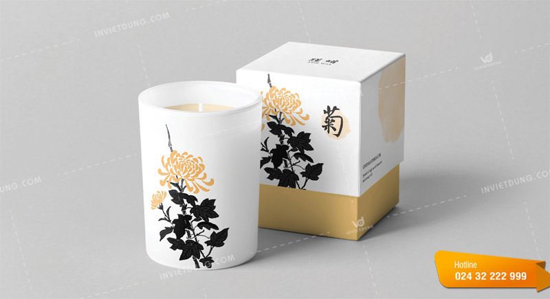 Mẫu hộp giấy đựng nến thơm đẹp