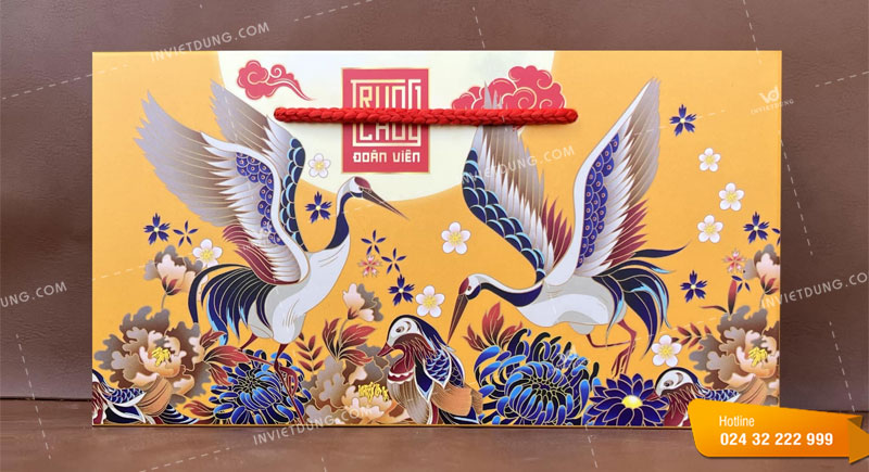 Mẫu hộp giấy mềm đựng bánh trung thu