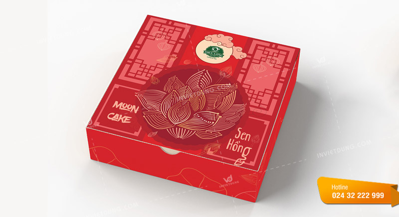 Mẫu mockup hộp bánh trung thu đẹp tại In Việt Dũng