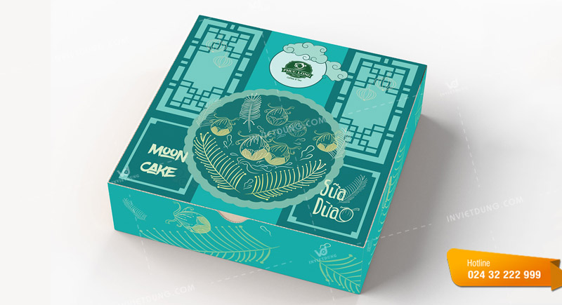 Mẫu mockup hộp bánh trung thu đẹp tại In Việt Dũng