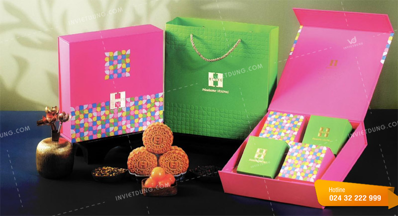 Mẫu hộp bánh trung thu nam châm đẹp