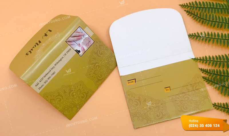 Mẫu phong bì công ty truyền thông