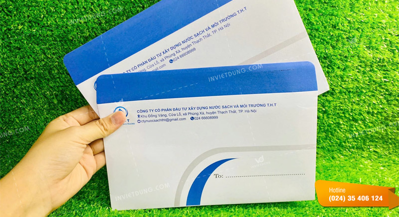 Mẫu phong bì công ty vận tải